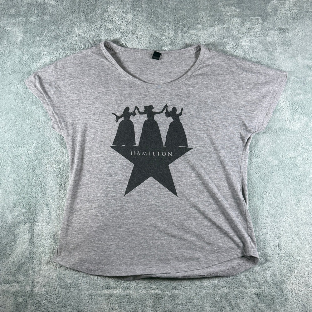 Hamilton Musical Schuyler Sisters Graphic Tee Gray Creative Goods Broadway Shirt
